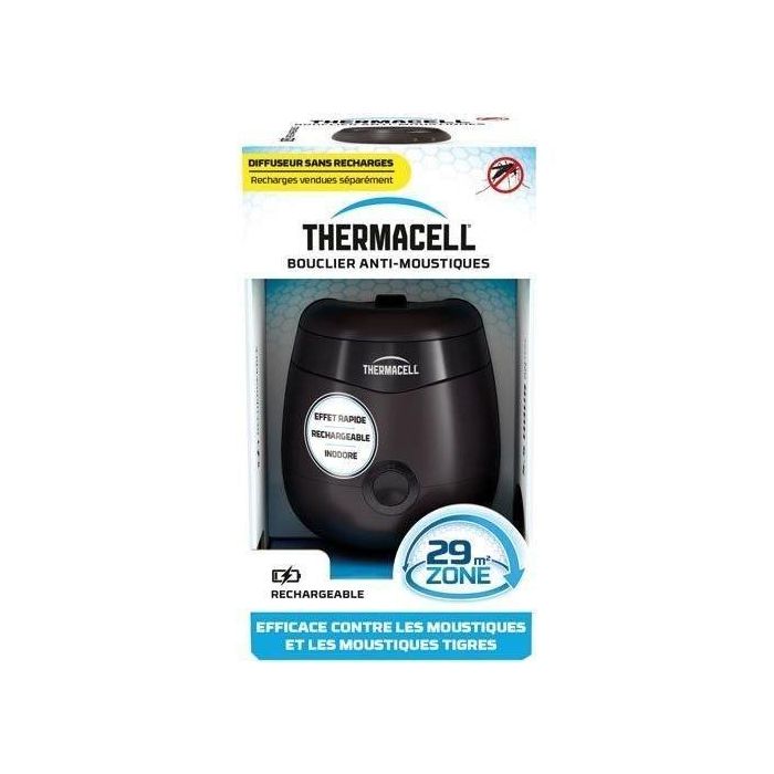 Thermacell THE1701857742039 Repelente de Mosquitos Difusor Recargable Negro Thermacell THE1701857742039 Repelente de Mosquitos Difusor Recargable Negro