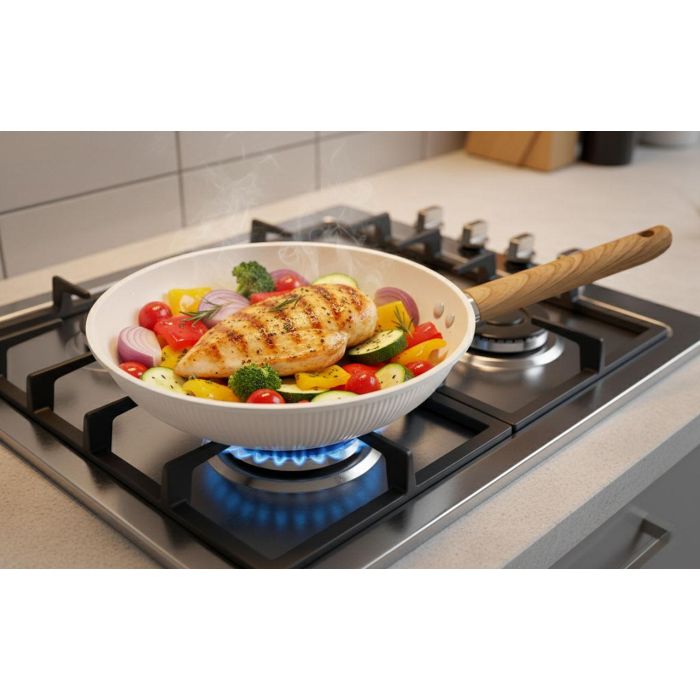 Inde Sarten 24 cm Aluminio Fundido Inducción Daisy Quttin (6 Unidades) 7 Inde Sarten 24 cm Aluminio Fundido Inducción Daisy Quttin (6 Unidades) 7