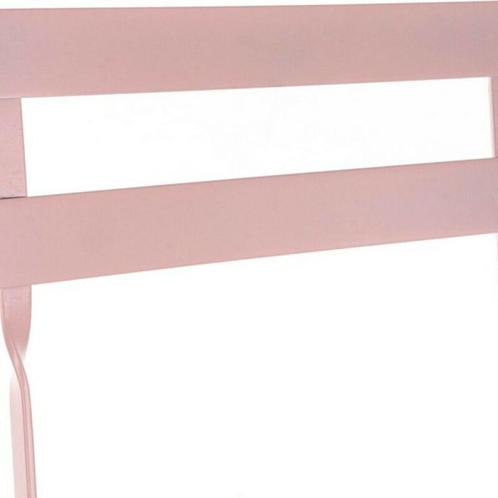 Conjunto de Mesa con 2 Sillas DKD Home Decor MB-177410 Rosa 60 x 60 x 75 cm (3 pcs) 3 Conjunto de Mesa con 2 Sillas DKD Home Decor MB-177410 Rosa 60 x 60 x 75 cm (3 pcs) 3
