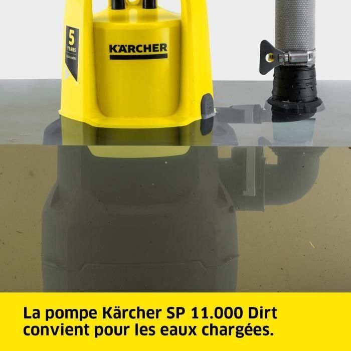 Sp expaveve pum 11,000 agua de tierra cargada - karcher 1