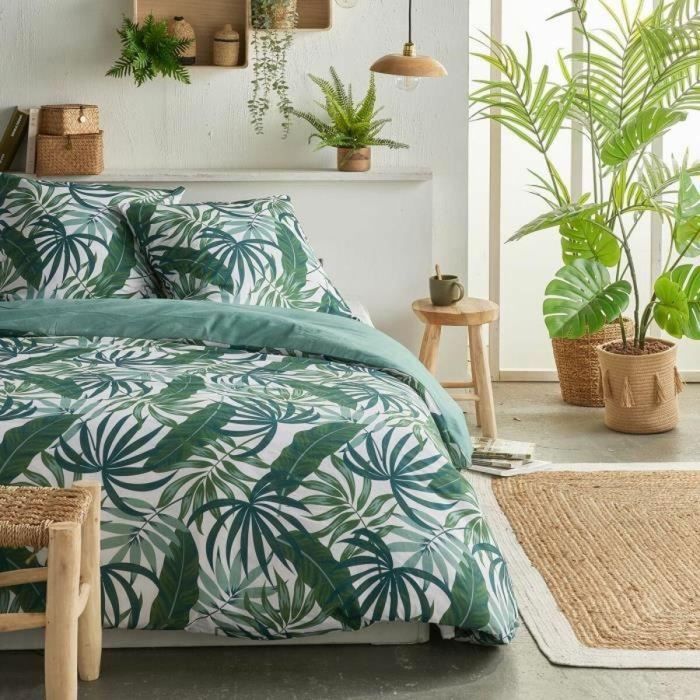 Today TOD3574641288907 Juego de cama Estampado jungla Verde para 2 personas 220 x 240 cm