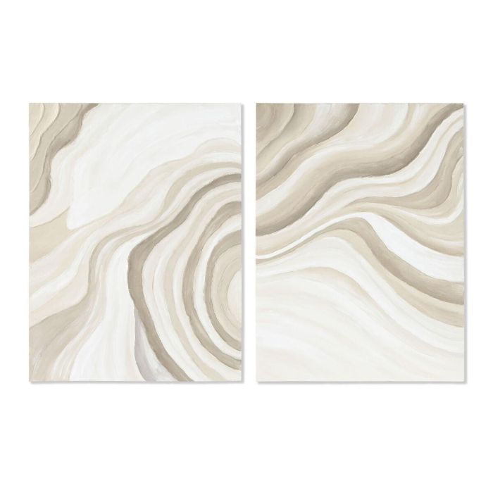 Cuadro Home ESPRIT Abstracto Moderno 90 x 3,7 x 120 cm (2 Unidades) Cuadro Home ESPRIT Abstracto Moderno 90 x 3,7 x 120 cm (2 Unidades)