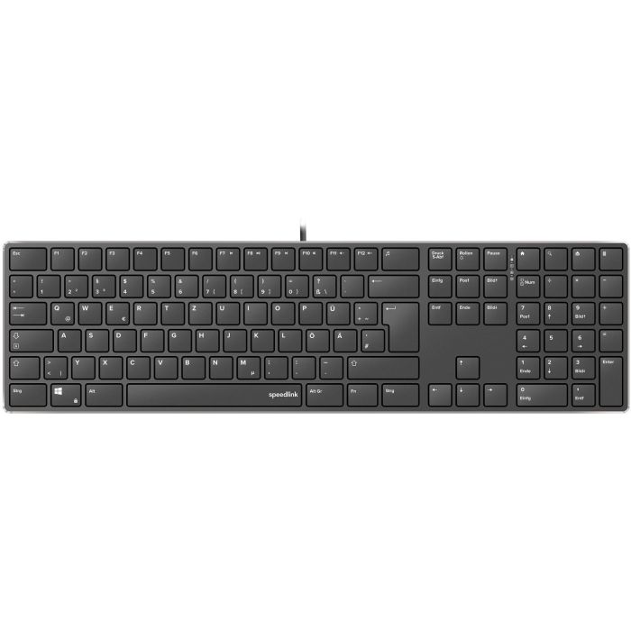 Speedlink Tastatur RIVA Slim Metal Scissor. schwarz retail 0 Speedlink Tastatur RIVA Slim Metal Scissor. schwarz retail 0