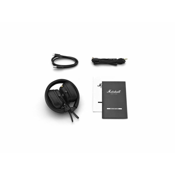 Auriculares Bluetooth con Micrófono Marshall Major IV Negro 1