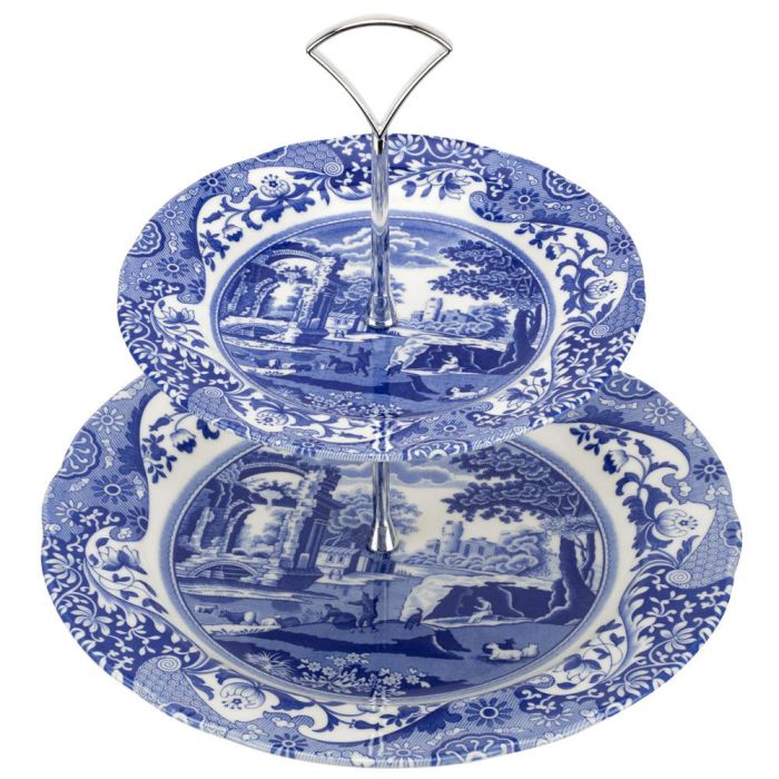 Spode Pastelera 2 Pisos Blue Italian 27-19 cm 2