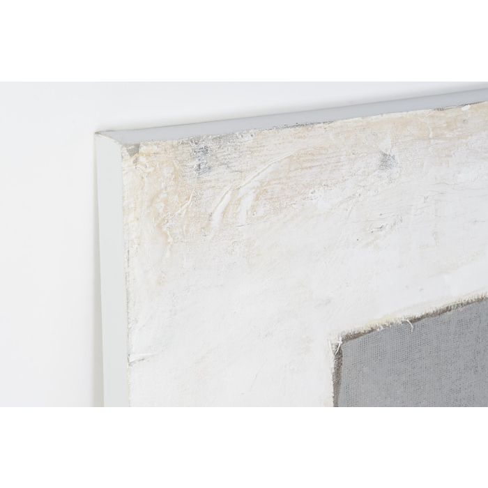DKD Home Decor Cuadro Abstracto Beige Blanco 3.7 x 120 x 90 cm (2 Unidades) Pintado a Mano 1