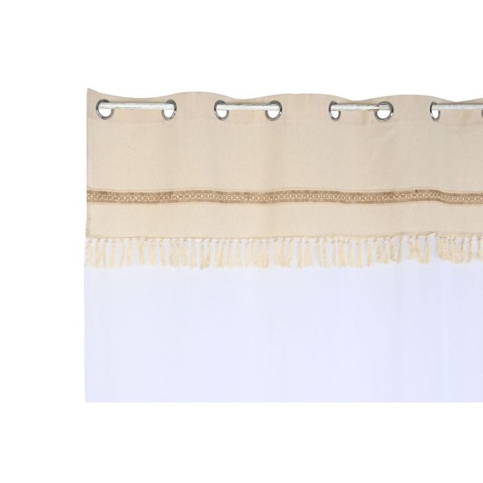 Cortina Cottage DKD Home Decor Natural 260 x 260 x 140 cm 4