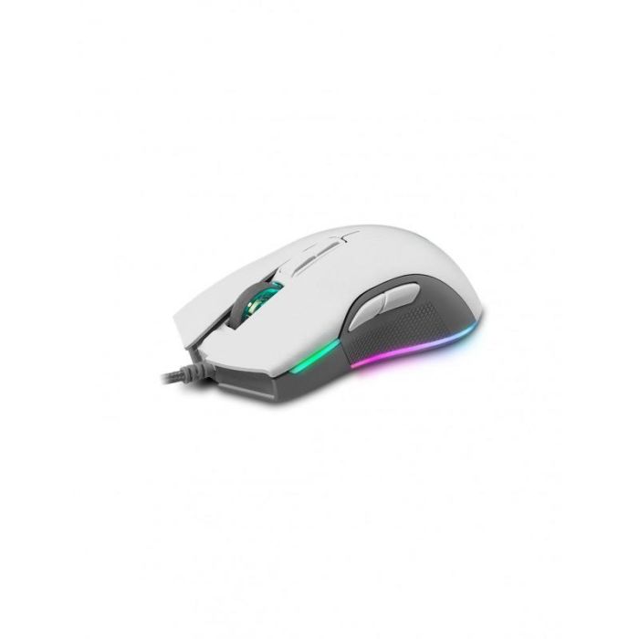 Newskill Ratón Gaming Eos Ivory Blanco 16000 DPI RGB 7 Botones Programables Precisión 250 IPS Durabilidad 20 Millones de Clics Compatible Windows macOS 1