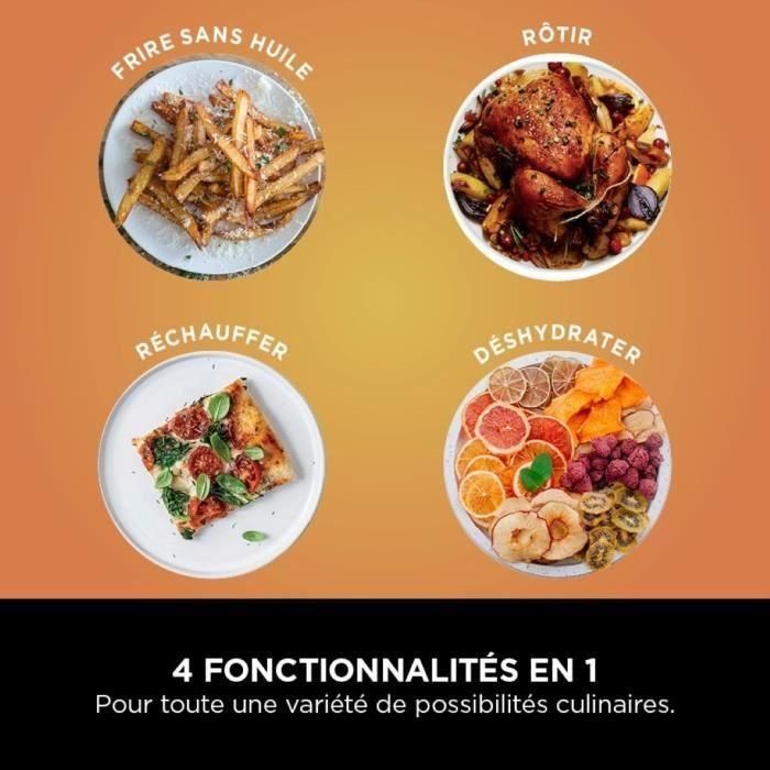 Ninja AF140EU Freidora de Aire 4 en 1 Sin Aceite 4.7L 2000W, Asa Recalienta y Deshidrata, Cocina Alimentos Congelados 5 Ninja AF140EU Freidora de Aire 4 en 1 Sin Aceite 4.7L 2000W, Asa Recalienta y Deshidrata, Cocina Alimentos Congelados 5