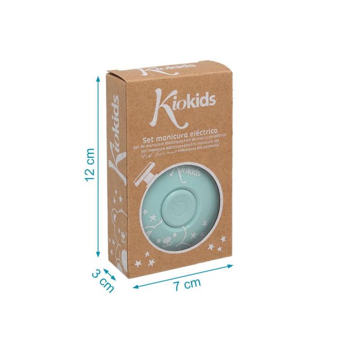 KioKids Set De Manicura Eléctrico Para Bebés Cuidado Uñas Seguro Práctico 3