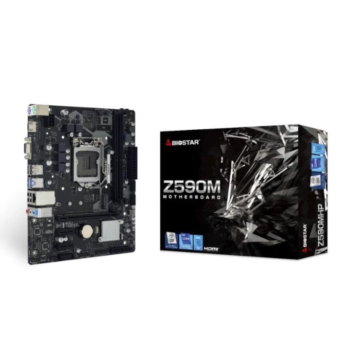 Placa Base Biostar Z590Mhp Matx Lga1200 Placa Base Biostar Z590Mhp Matx Lga1200