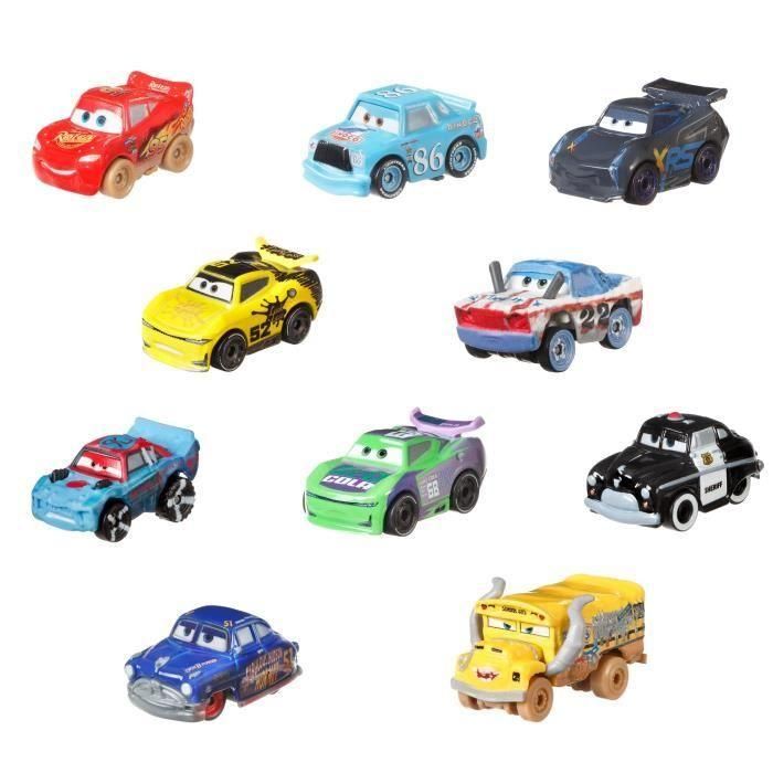 Disney Cars - Disney CARS Caja de 10 Vehículos - 3 años y más - modelo aleatorio 1