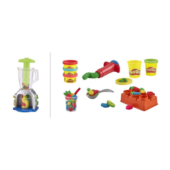Play-Doh F9142 Licuadora de Batidos Coloridos de Juguete para Crear Frutas y Vegetales de Plastilina. Set de Comida para Niños. 4 Play-Doh F9142 Licuadora de Batidos Coloridos de Juguete para Crear Frutas y Vegetales de Plastilina. Set de Comida para Niños. 4