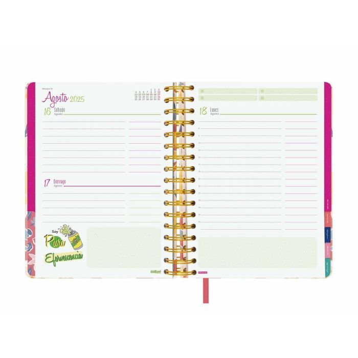 Agenda Finocam TALKUAL Cuarto 15,5 x 21,7 cm 2025 1