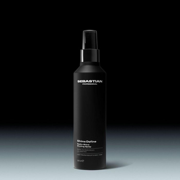 Sebastian Professionals Shine Define Spray de Styling con Protección Térmica, Brillo y Fijación Flexible para el Cabello, 200 ml