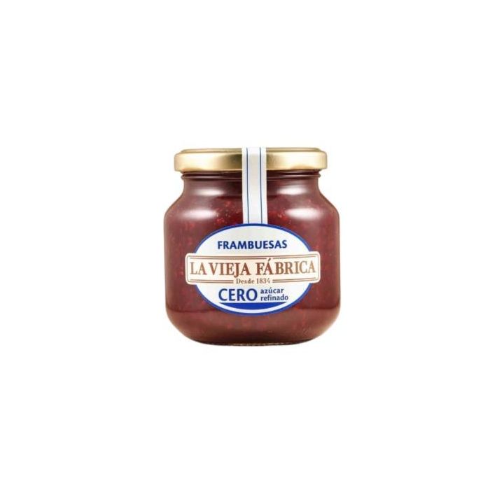LA VIEJA FABRICA Mermelada de Frambuesa Cero Azúcar Refinado 280g