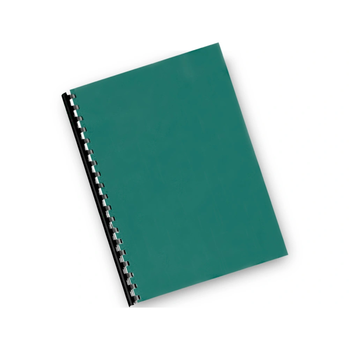 Q-connect Tapa de Encuadernación PVC Opaca Verde DIN A4 180 Micras Caja de 100 Unidades 4