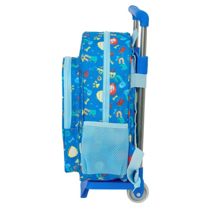 Mochila Escolar con Ruedas The Paw Patrol Pups rule Azul 26 x 34 x 11 cm 2