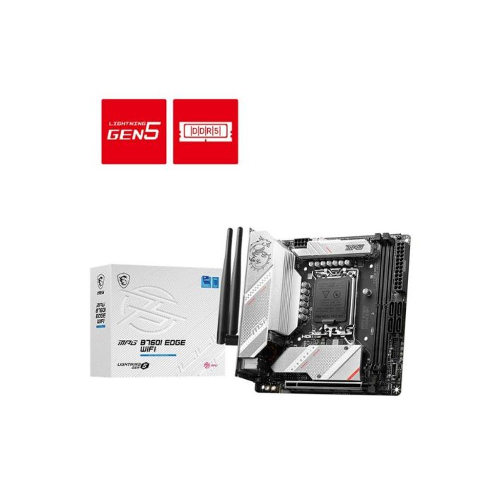 MSI MSI4711377069632 Placa base MPG B760I EDGE WiFi Intel B760 LGA 1700 mini ATX 7 MSI MSI4711377069632 Placa base MPG B760I EDGE WiFi Intel B760 LGA 1700 mini ATX 7