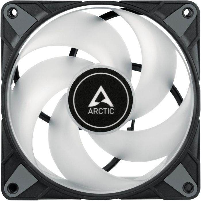 Arctic P12 PWM PST A-RGB Ventilador de 120mm para PC, iluminación ARGB, función PWM PST, color Negro 1 Arctic P12 PWM PST A-RGB Ventilador de 120mm para PC, iluminación ARGB, función PWM PST, color Negro 1