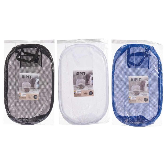 Kipit Cesto de Ropa Plástico Colores Surtidos 58x37 cm – Ideal para Lavandería o Almacenamiento (24 Unidades) 2