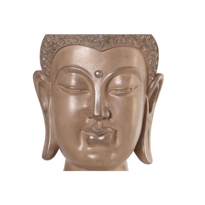 DKD Home Decor Figura Oriental Gris 29 x 58 x 30 cm Cabeza de Buda 1