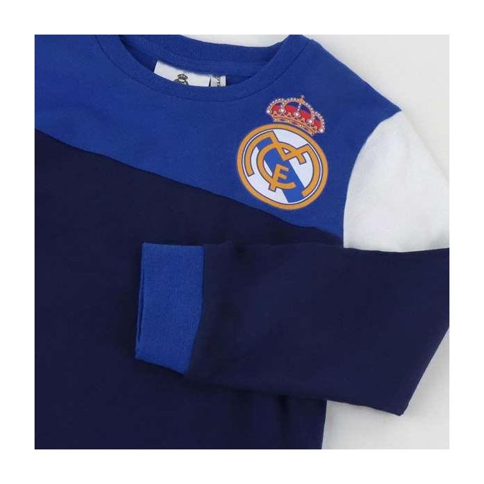 Pijama largo single jersey real madrid 3 años 2