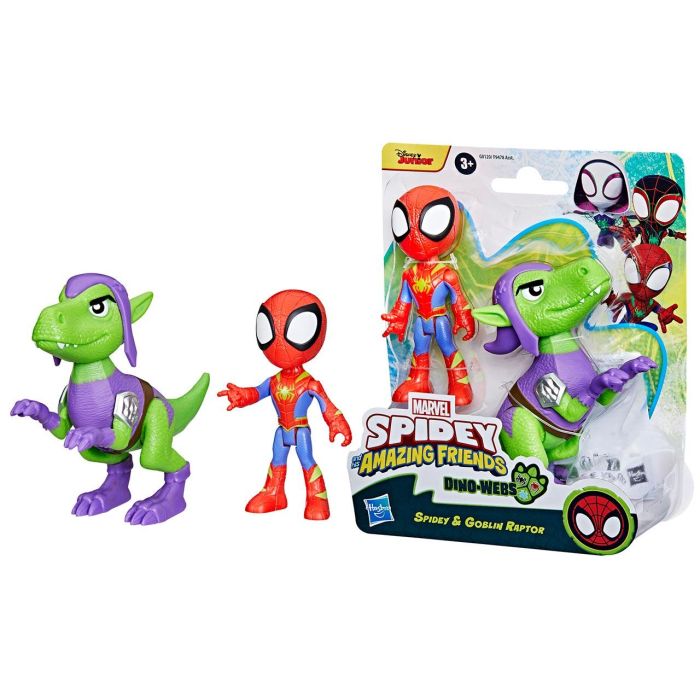 Spidey Dino Webs Spidey Y Goblin Raptor G0120 Marvel