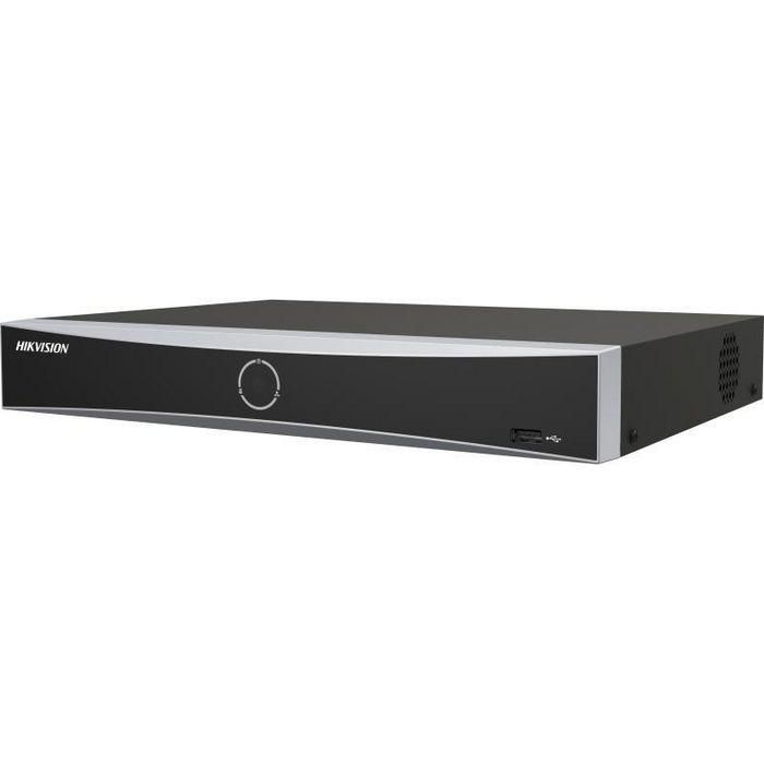 Hikvision Grabador de Red NVR 4K 4 Canales AcuSense, Detección Movimiento 2.0, Reconocimiento Facial