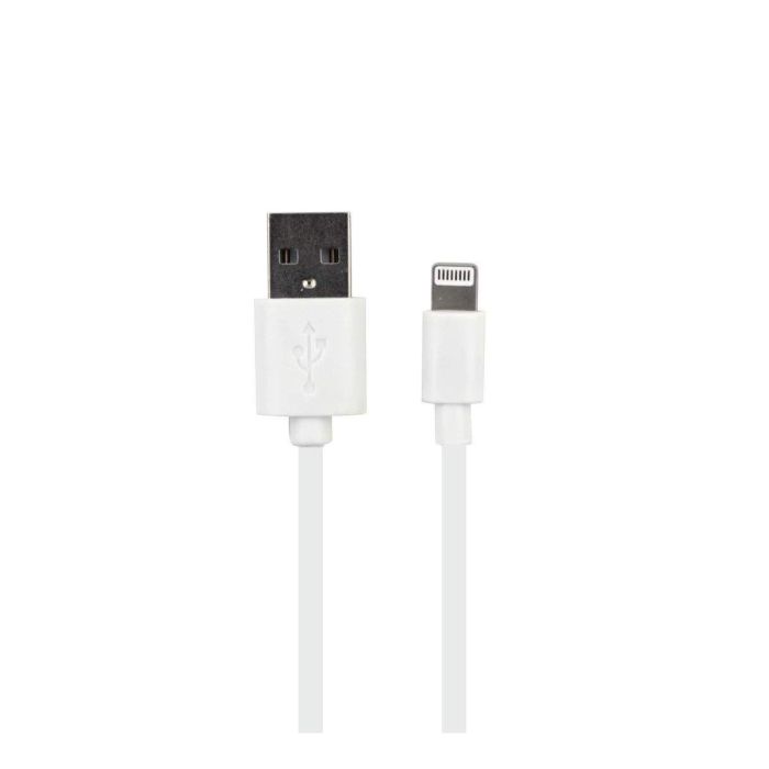 Myway Cable USB-Lightning MWUSC0021 Carga 2.4A Sincronización Datos 1 Metro Blanco hasta 12W 480Mbps 2 Myway Cable USB-Lightning MWUSC0021 Carga 2.4A Sincronización Datos 1 Metro Blanco hasta 12W 480Mbps 2