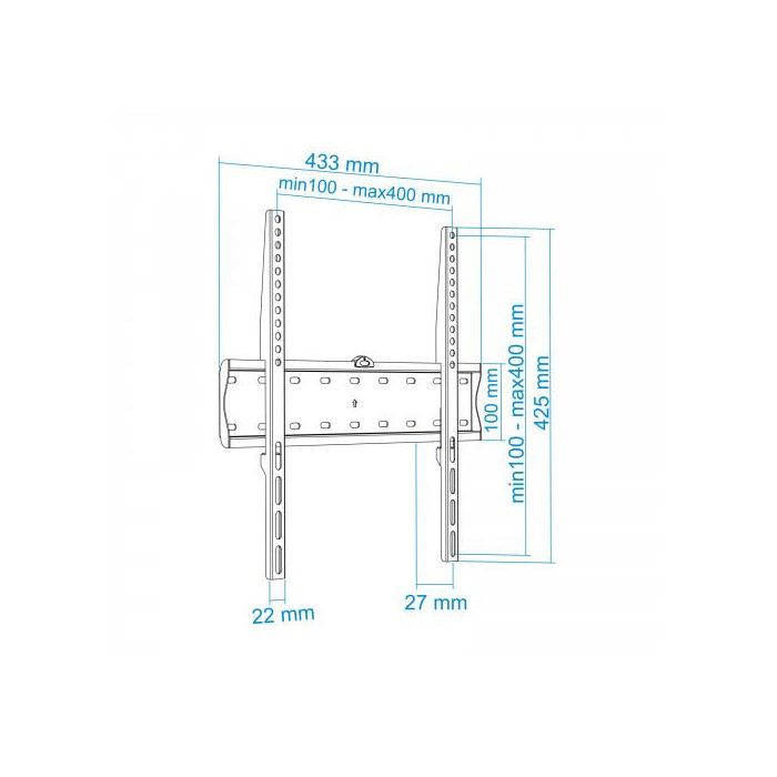 Soporte de Pared Fijo TooQ LP4155F-B para TV de 32-55"/ hasta 40kg 7