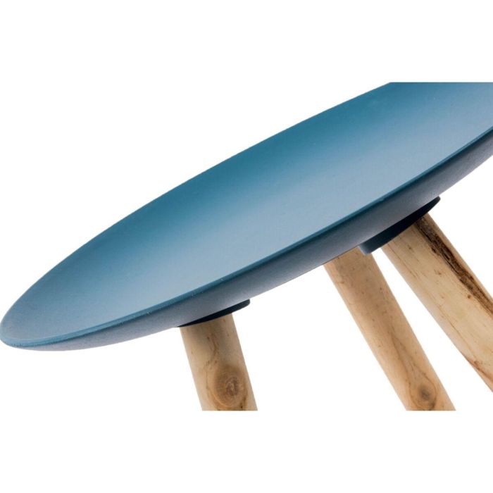 DKD Home Decor Mesita Auxiliar Mediterraneo Desmontable de MDF y Pino, Azul y Azul Celeste, 44x35x44 cm - Pack de 2 Unidades 1 DKD Home Decor Mesita Auxiliar Mediterraneo Desmontable de MDF y Pino, Azul y Azul Celeste, 44x35x44 cm - Pack de 2 Unidades 1