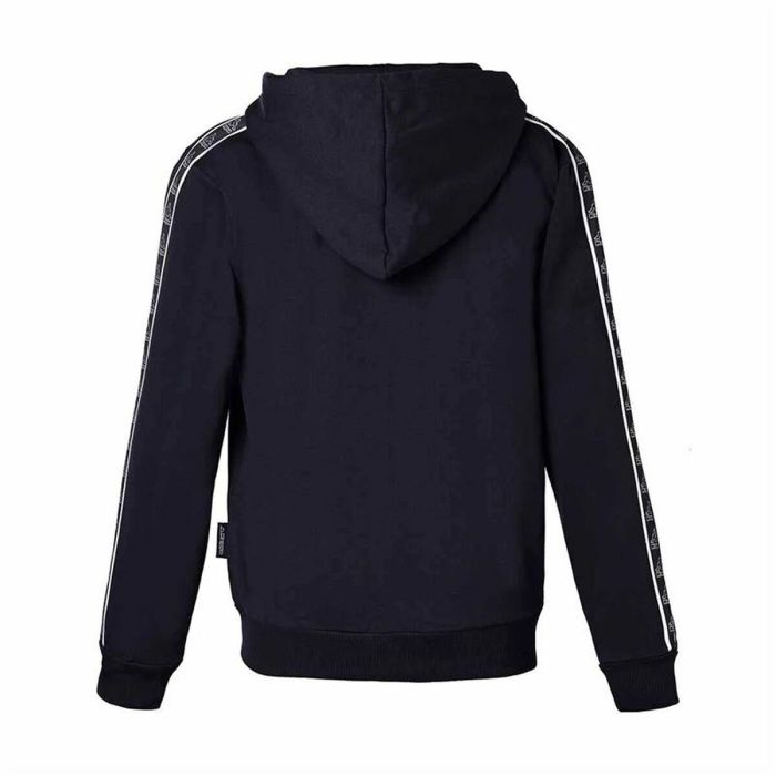Sudadera con Capucha Niño Kappa 8031F0036 Negro 2 Sudadera con Capucha Niño Kappa 8031F0036 Negro 2