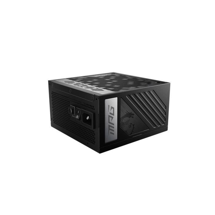 MSI MPG A1000G PCIE5 Fuente Alimentación PC 1000W 80 PLUS Gold, ATX 3.0, Modular, Ventilador FDB 2