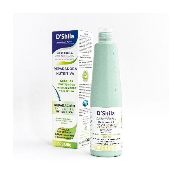 DSHILA Mascarilla Integral Reparadora Nutritiva para Cabello Castigado y Deshidratado 300 ml