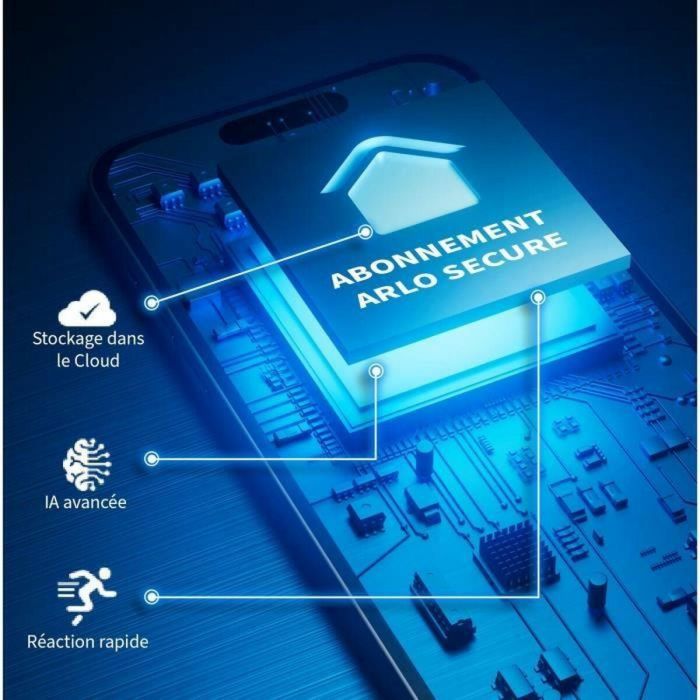 Arlo ARL1732754563287 Pro 5 Pack de 3 cámaras de seguridad exterior con batería y visión nocturna 3