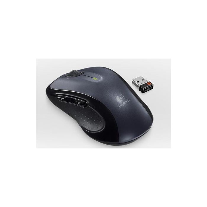 Logitech M510 Ratón Inalámbrico Full-Size Ergonómico Láser para Diestros con Agarre Cómodo, Batería 2 Años y Receptor Unifying 2 Logitech M510 Ratón Inalámbrico Full-Size Ergonómico Láser para Diestros con Agarre Cómodo, Batería 2 Años y Receptor Unifying 2