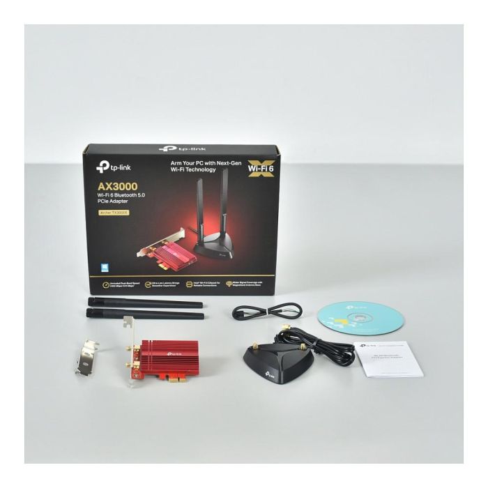 TP-Link Archer TX3000E Tarjeta de Red Inalámbrica PCI Express AX3000 Mbps Wi-Fi 6 Bluetooth 5.0 3