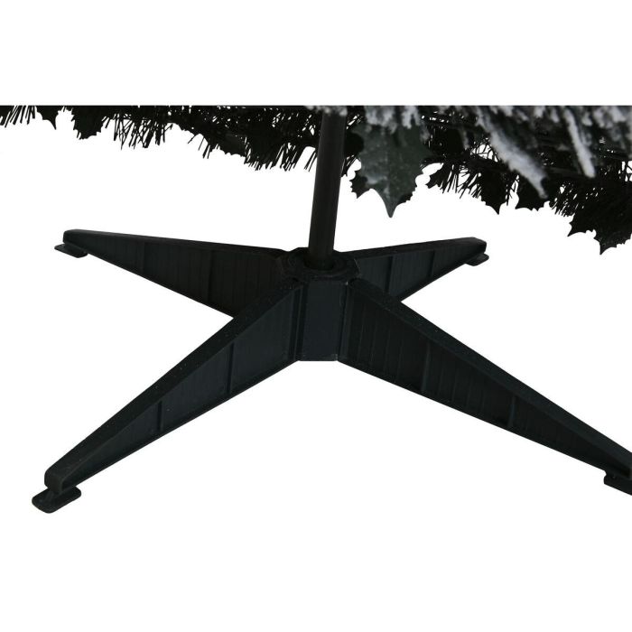 DKD Home Decor Árbol de Navidad Tradicional de PVC y LED, Plegable y Desmontable, en Rojo y Blanco, 71x71x180 cm, con protección IP44 4