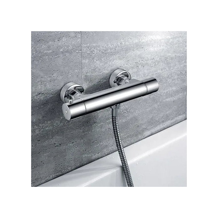 Edouard Rousseau EDR3047404056742 Mezclador Termostático de Ducha Cuerpo Frío Cromo Apto para Agua Caliente 1