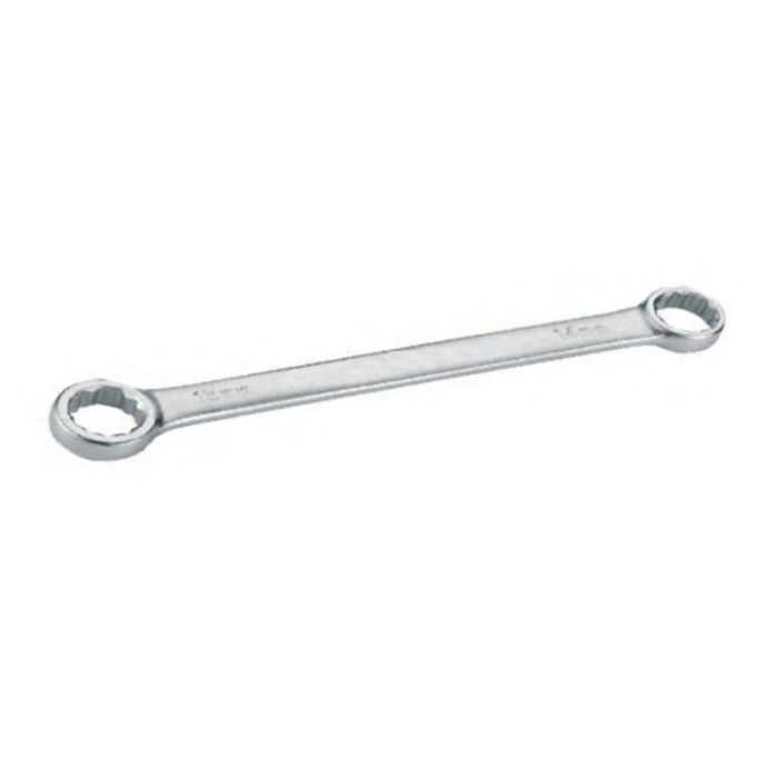 Alyco Llave Estrella Plana 18-19 mm de Acero Resistente para Apriete y Afloje de Tuercas y Tornillos en Bricolaje y Mecánica Profesional