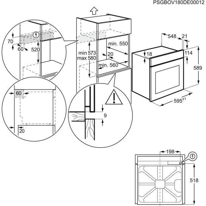 HORNO ELECTROLUX EOC5H40X SERIE 700 PRO SteamCrisp - Cocción al vapor integrada / Aire caliente forzado - Esmalte liso 4