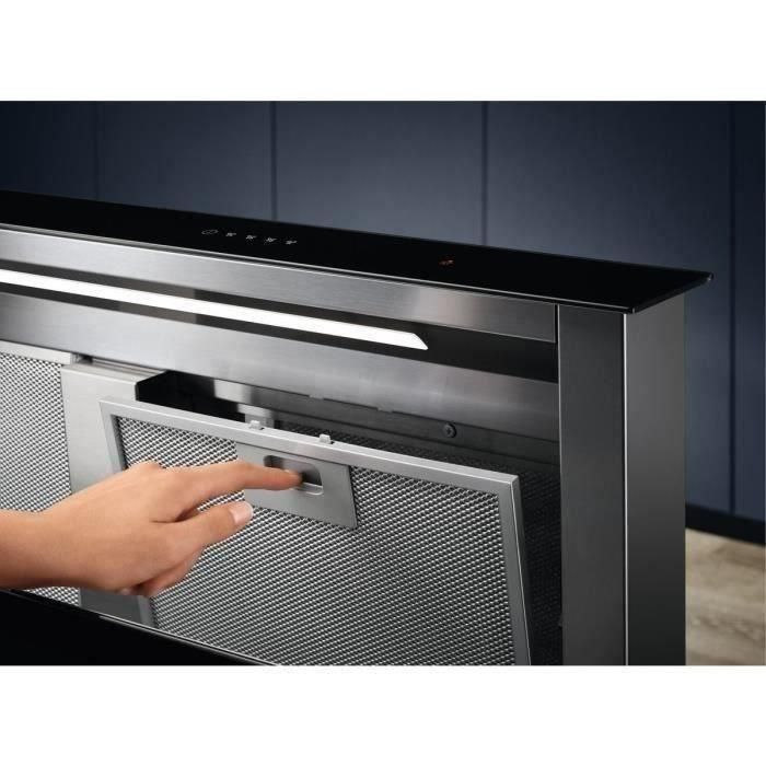 ELECTROLUX LFD619Y - Campana elevadora Breeze de extracción y reciclaje - 700 m³ / h - 67dB - 3 velocidades + 1 intensiva - L90cm - Negro 4