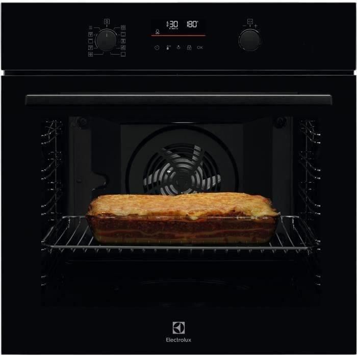 Horno multifunción de pirólisis - calor rotativo pulsado ELECTROLUX EOF6P46Z - Puerta fría - 45 recetas preprogramadas