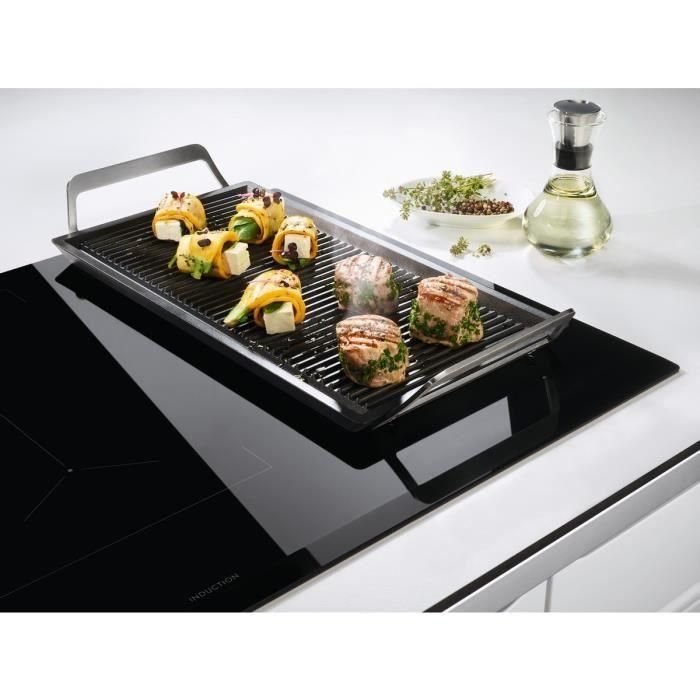 ELECTROLUX LIV6343 - Placa de cocina - 4 chimeneas - 7350W - Revestimiento de vidrio - Negro 2