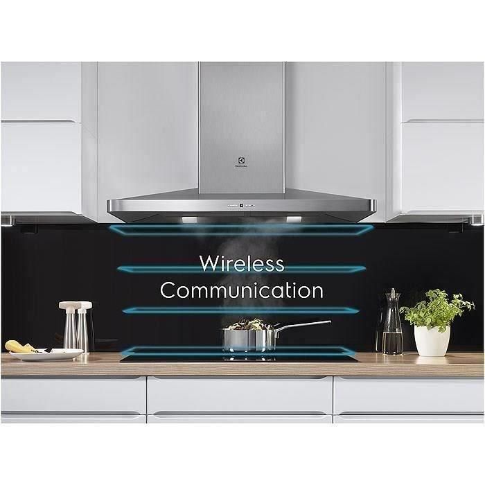 ELECTROLUX LIV6343 - Placa de cocina - 4 chimeneas - 7350W - Revestimiento de vidrio - Negro 4