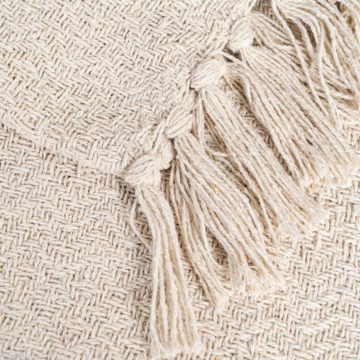 Plaid Natural Algodón-Poliéster 180 X 270 cm