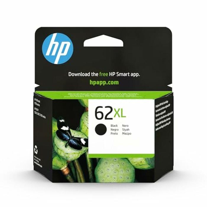 Cartucho de Tinta Original HP ENVY 5640 E-ALL-IN-ONE - Nº 62 XL Negro (60 unidades) 1 Cartucho de Tinta Original HP ENVY 5640 E-ALL-IN-ONE - Nº 62 XL Negro (60 unidades) 1