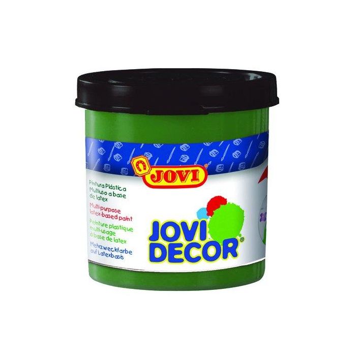 Pintura Latex Jovi Decor 55 Ml (Bote) Verde Oscuro Caja De 6