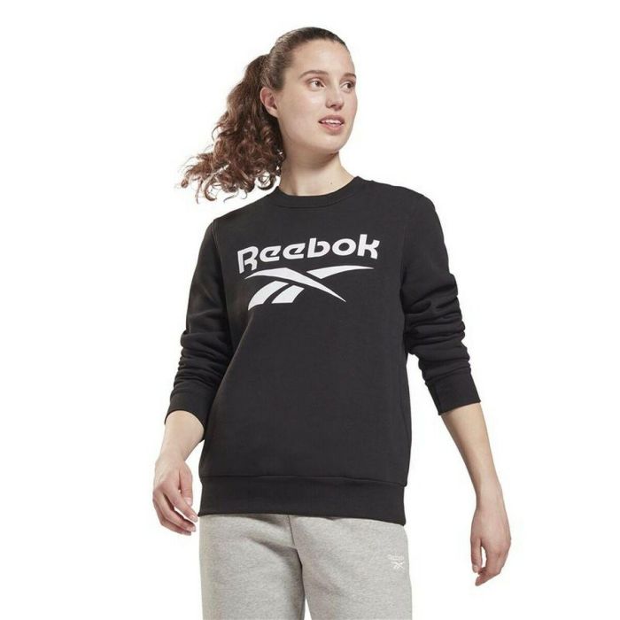 Sudadera sin Capucha Mujer Reebok Identity Logo W S 4 Sudadera sin Capucha Mujer Reebok Identity Logo W S 4